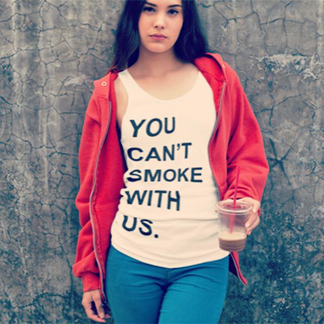 Can't Smoke With Us Tank | Holly Blue Co. 1989