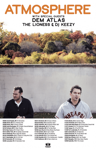 Atmosphere Announces the SUMMERTIME 2023 Tour - Rhymesayers