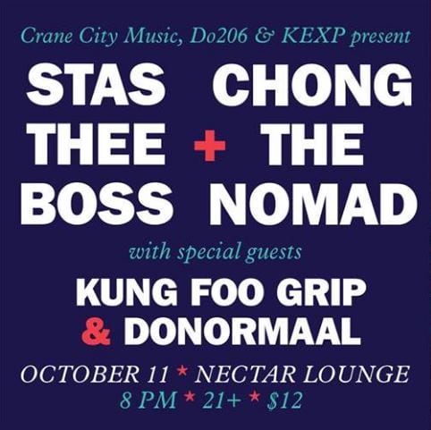 Stas Thee Boss And Chong The Nomad Split LP Release Show At Nectar Lounge