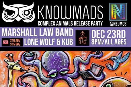 KnowMads Hosting Complex Animals Release Party At Neumos Dec. 23