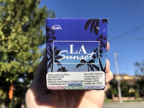 Los Angeles Kush Cannabis Review (Ft. LA Sunset)