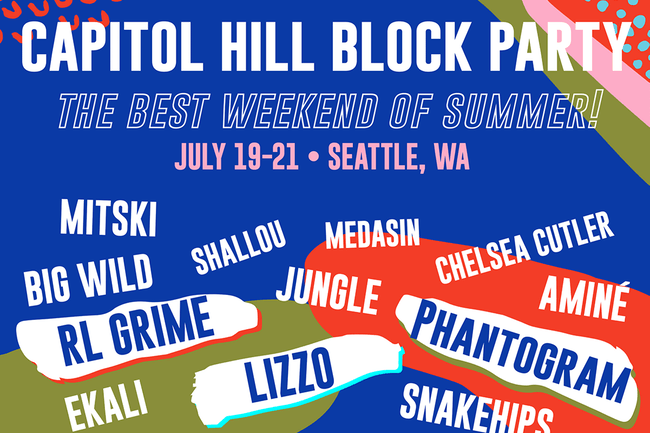 The 2019 Capitol Hill Block Party Artist Panel Series Goes Down July 20th