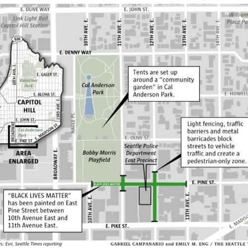 Capitol Hill Autonomous Zone (CHAZ) Proclaimed By Community After Police Abandon Precinct