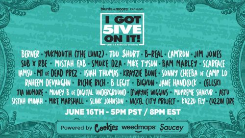 Blunts + Moore Presents: #Igot5onit Benefit Event To Rebuild Businesses In The Bay Area Powered By Cookies, Weedmaps, and Saucey Extracts