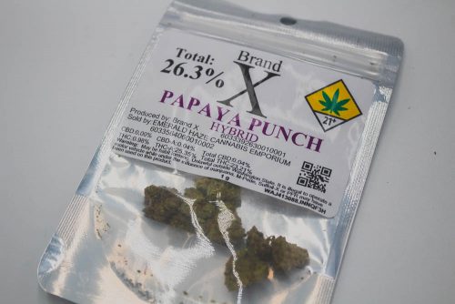 $5 Papaya Punch Strain Review Feat. Brand X & Emerald Haze Emporium