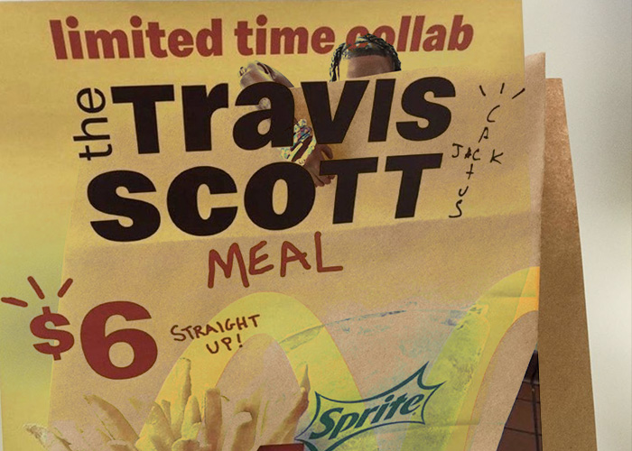 Travis Scott McDonald's Meal