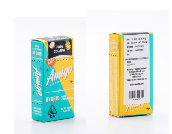 The Pina Colada Disposable Vape Review Featuring Amigo Cannabis From The High Note In Los Angeles