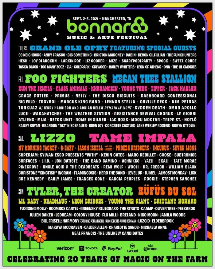 Bonnaroo Music Arts Festival 2021