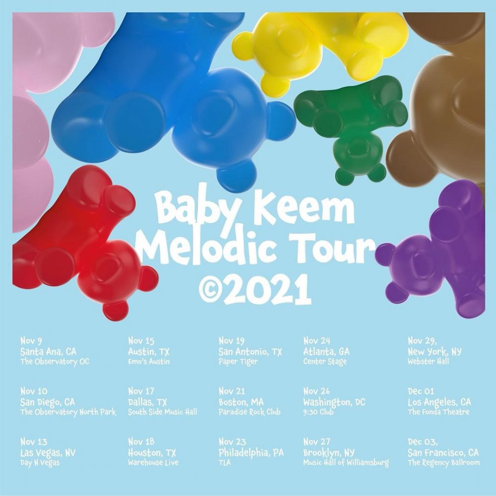 'The Melodic Blue' Will Travel The Country On Baby Keem's Recently