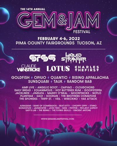 Gem & Jam Festival Returns to the Arizona Desert with Liquid Stranger, STS9, Claude VonStroke, and More