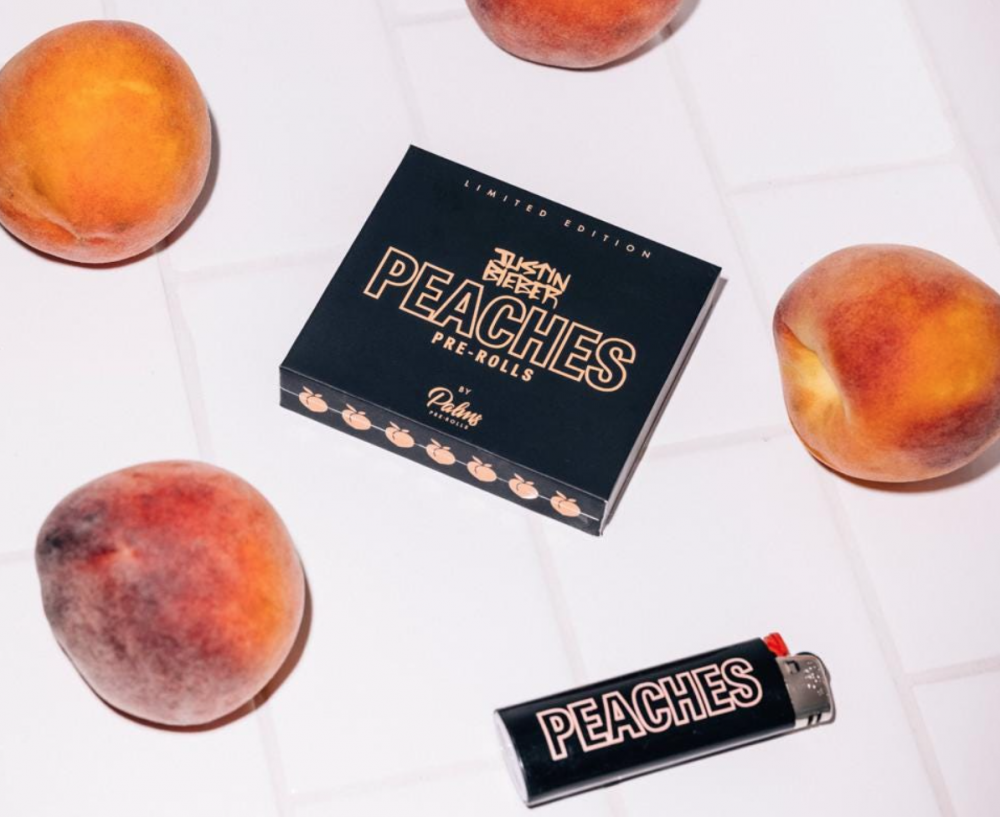 Peaches by Justin Bieber weed Palms Premium