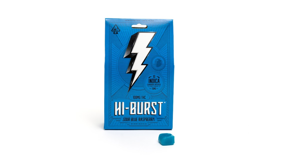 Sour Blue Raspberry Edibles By Hi-Burst Aim To Leave You Couch-Locked