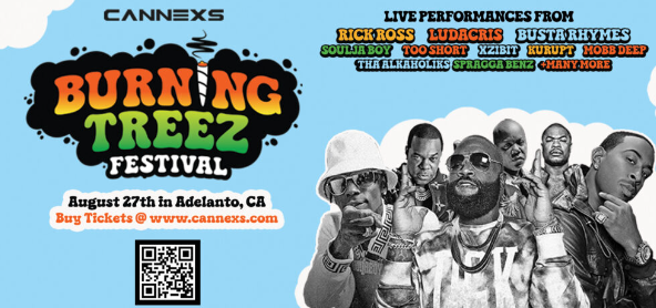 Burning Treez Festival Hits Adelanto Stadium Ft. Rick Ross, Ludacris, Busta Rhymes, and More This August