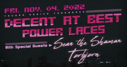 Decent At Best To Perform At Jazzbones November 4th With Power Laces, Sean the Shaman, and Torbjorn