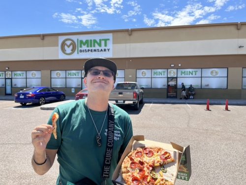 the mint tempe infused pizza