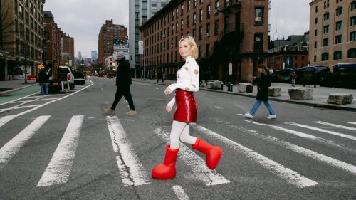 Are MSCHf Red Boots, aka Astro Boots, The Next Big Thing With Celebraties and Fashion Industry?