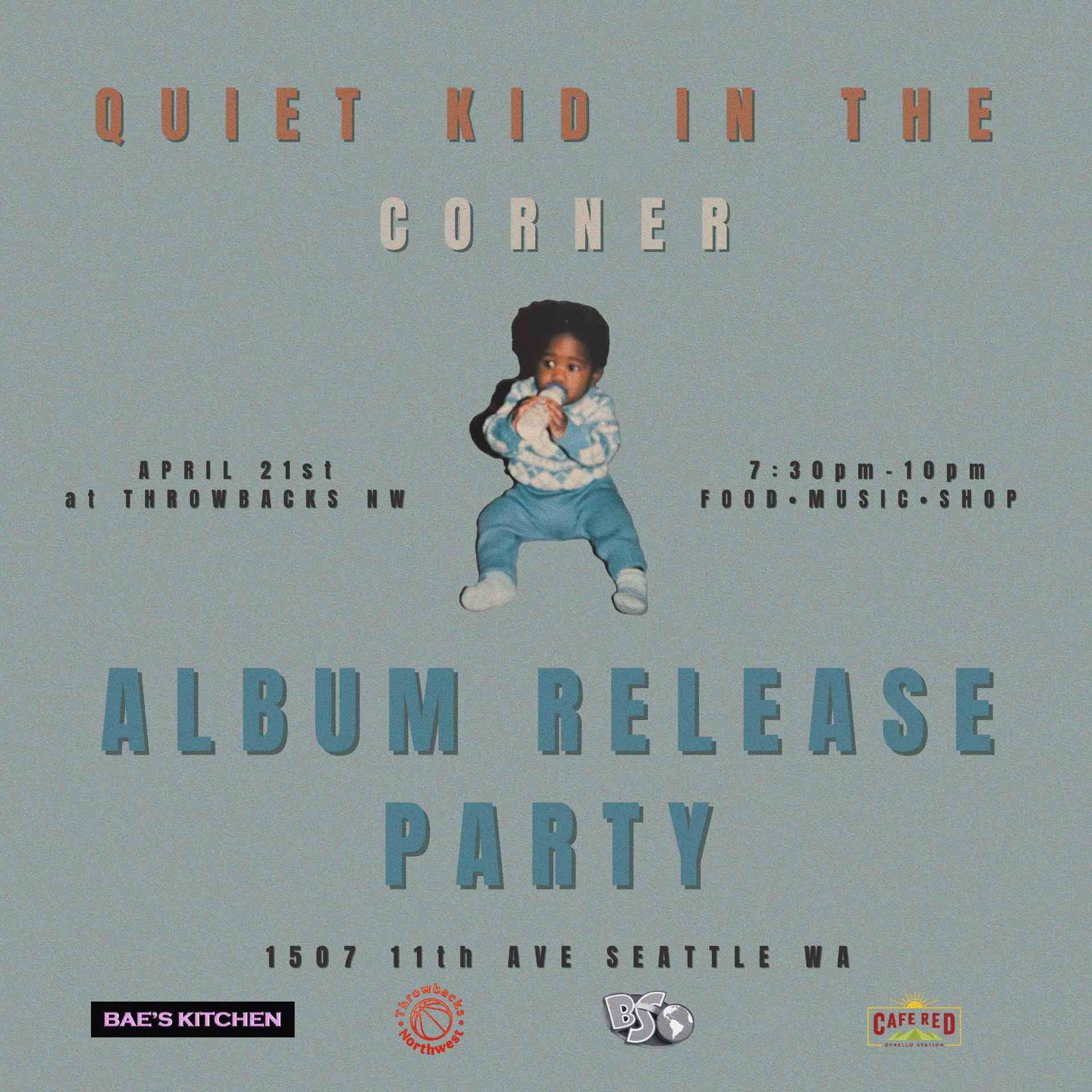 Blksknn Quiet Kid in the Corner album release party