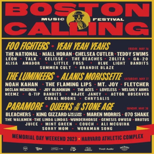 Boston Calling Music Festival lineup