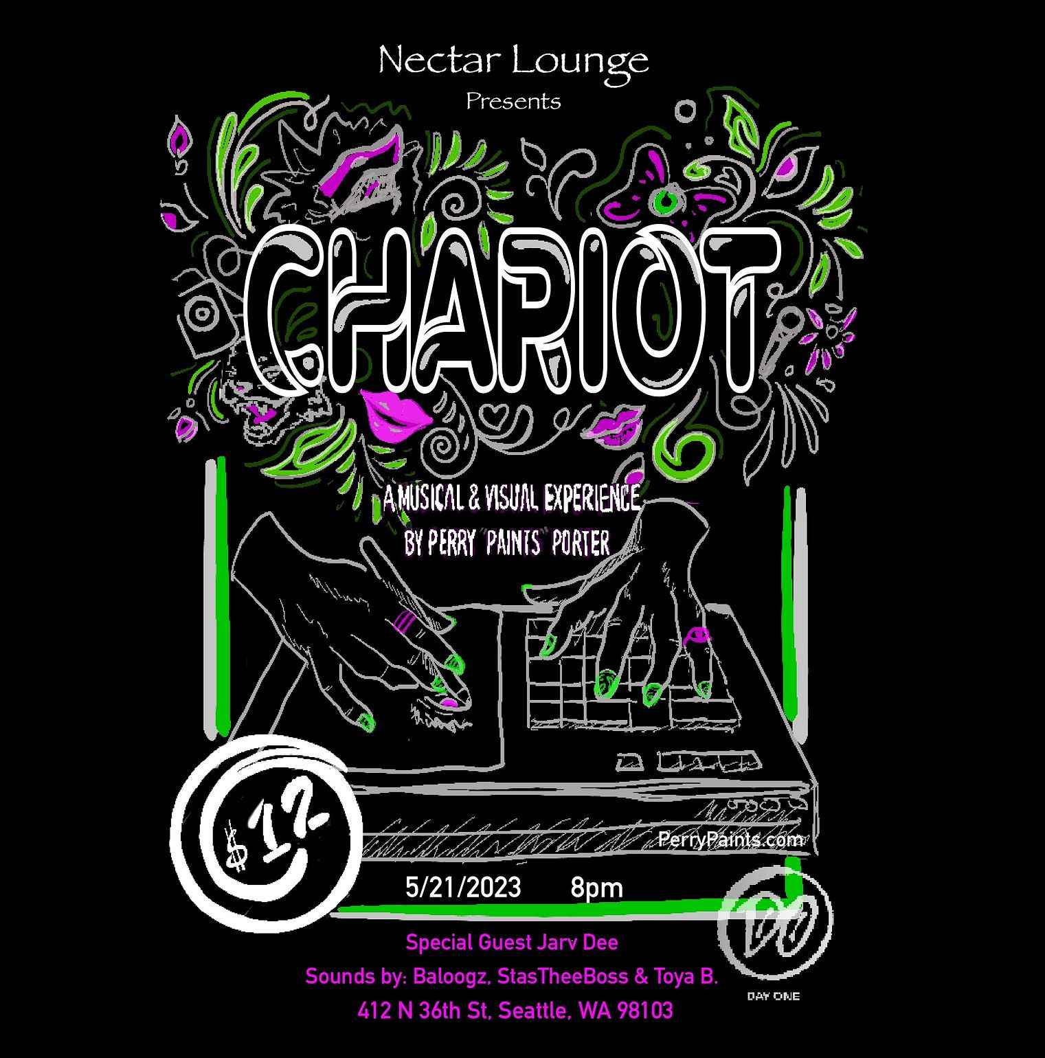 Perry Porter and BALOOGZ Chariot album release party at Nectar Lounge May 21.