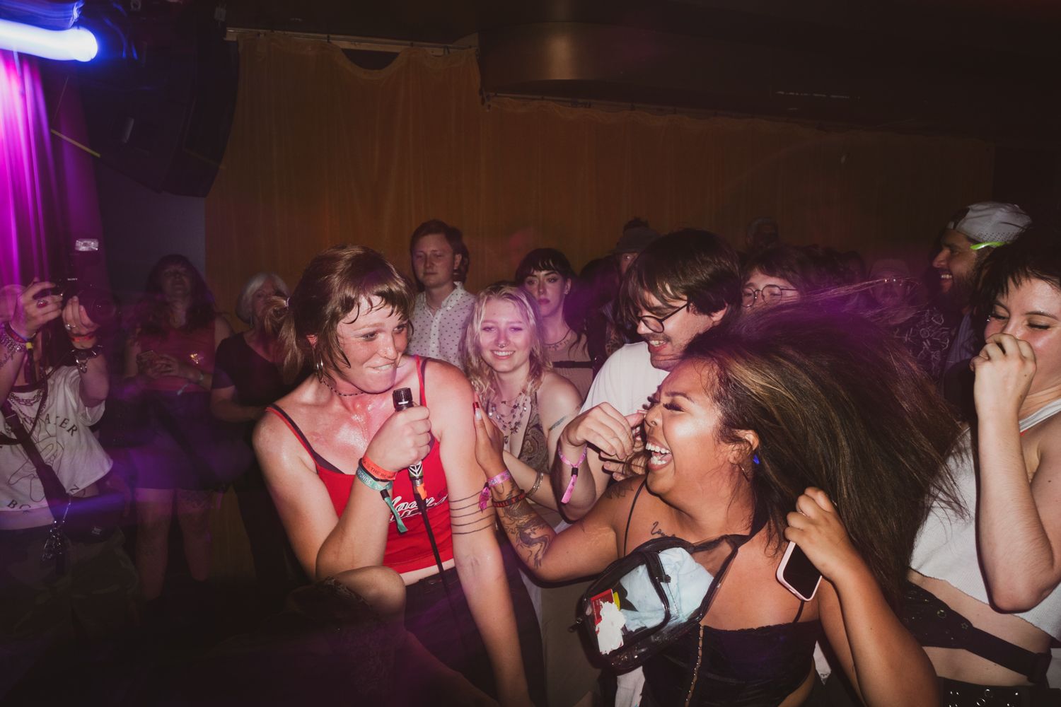 Flesh Produce closing out the weekend with a rad set at Barboza on Sunday at Capitol Hill Block Party 2023 | Photo by Terra Nobody