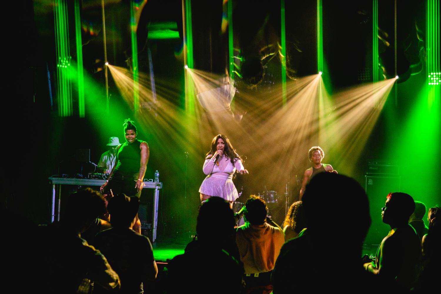 Taylar Elizza Beth with her dancers on stage at Neumos for Capitol Hill Block Party | Photo by Terra Nobody