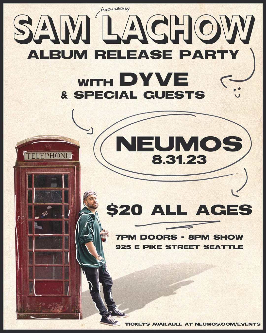 Sam Lachow celebrates new album Heavy Hearts with album release party at Neumos | Word Around the Sound