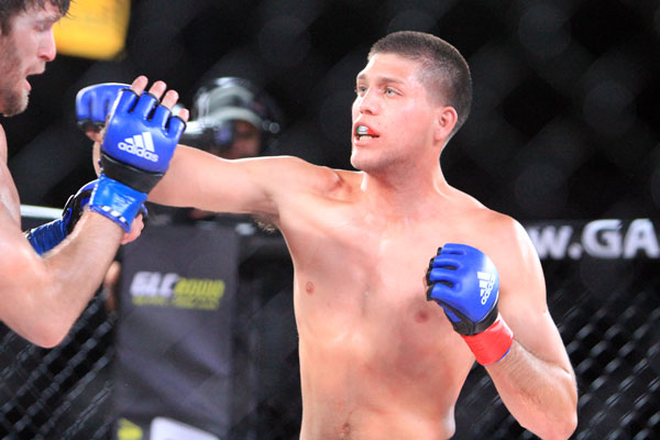 Brian Ortega fighting under the RFA promotion in his early days.