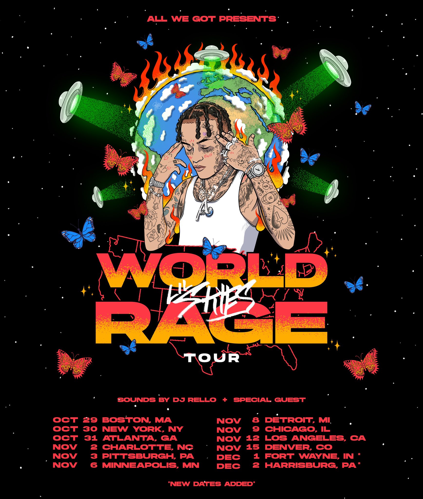 ​Lil Skies Set to Ignite House of Blues San Diego on World Rage Tour