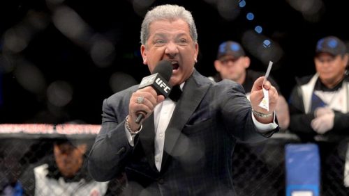 Legendary combat sports announcer Bruce Buffer