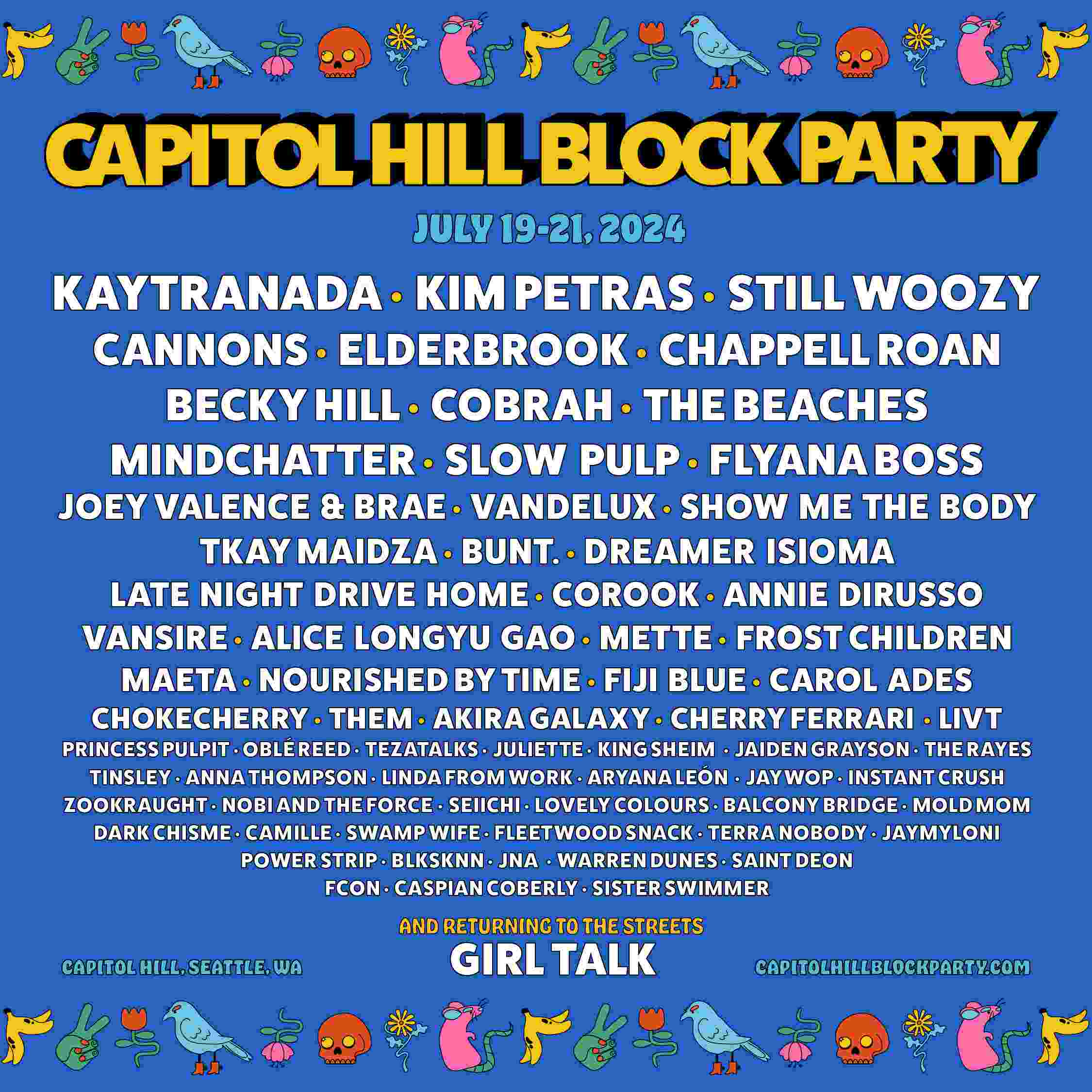 2024 Capitol Hill Block Party lineup