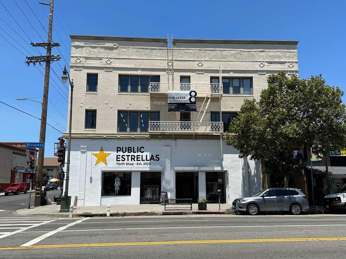 Los Angeles shines through re-wear at it's newest Lincoln Heights thrift, Public Estrellas.