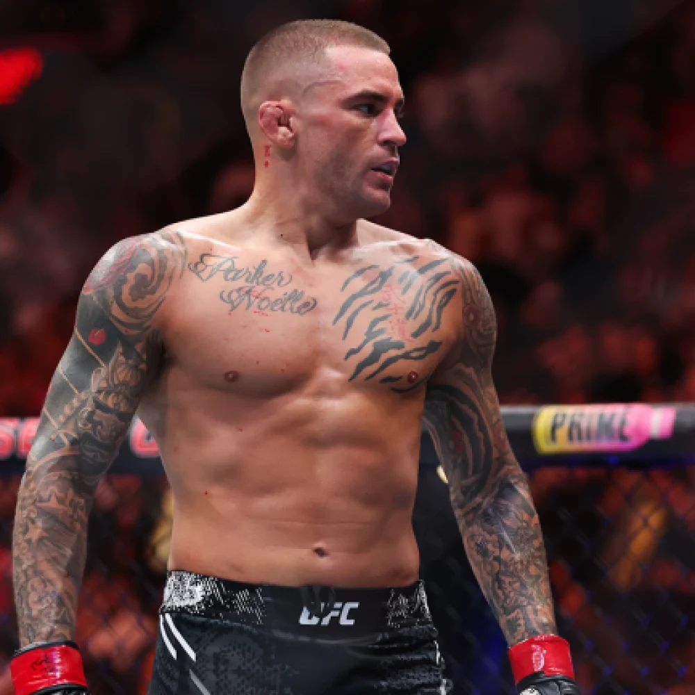 Dustin Poirier faces UFC lightweight champion Islam Makhachev in the main event of UFC 302.
