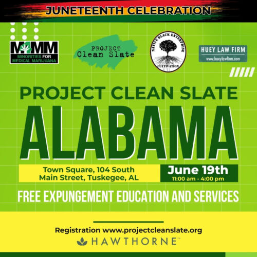 Minorities for Medical Marijuana Introduces Project Clean Slate Event