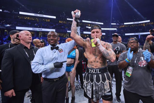 Jake Paul delivered a savvy sixth round TKO victory against Bare Knuckle Fighting champion Mike Perry