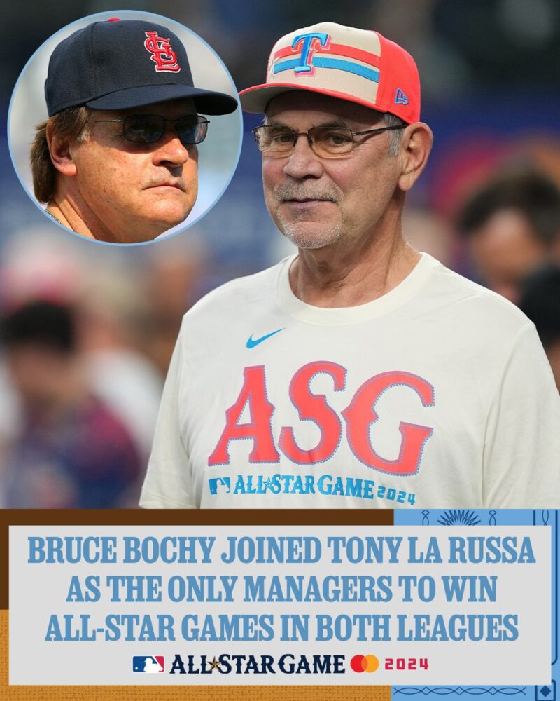 American League Manager Bruce Bochy makes history, 