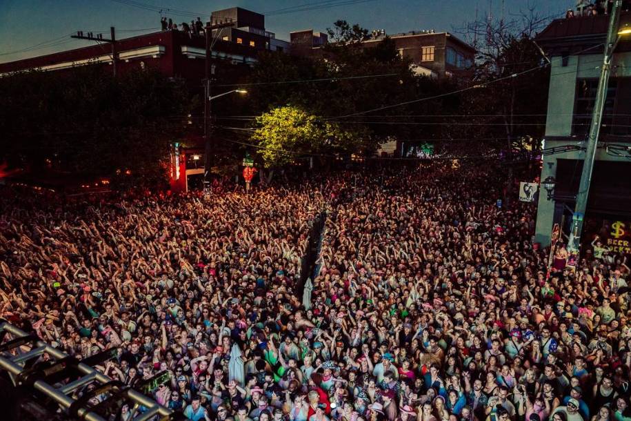 The crowd for Chappell Roan on Friday night of the 2024 Capitol Hill Block Party | Photo by Antone Galileo