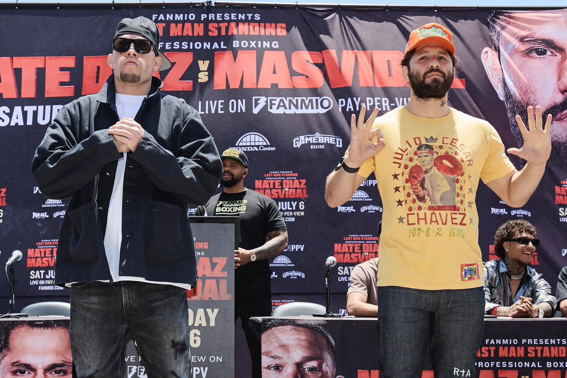 Former UFC fighters Nate Diaz and Jorge Masvidal are set to rematch inside the boxing ring on July 6th inside the Kia Forum in Los Angeles, California.