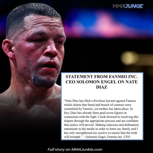 Nate Diaz Files $9 Million Dollar Lawsuit Against Fanmio After Boxing Match Against Jorge Masvidal