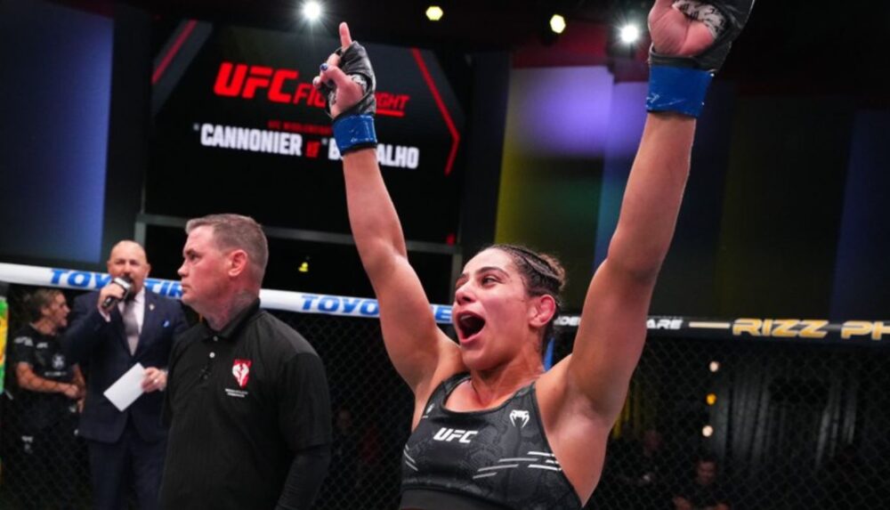 UFC women's strawweight Tabatha Ricci defeated Angel Hill via decision at UFC Vegas 96.