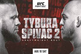 UFC ranked heavyweights Marcin Tybura and Serghei Spivac will rematch in UFC Vegas 95's main event.