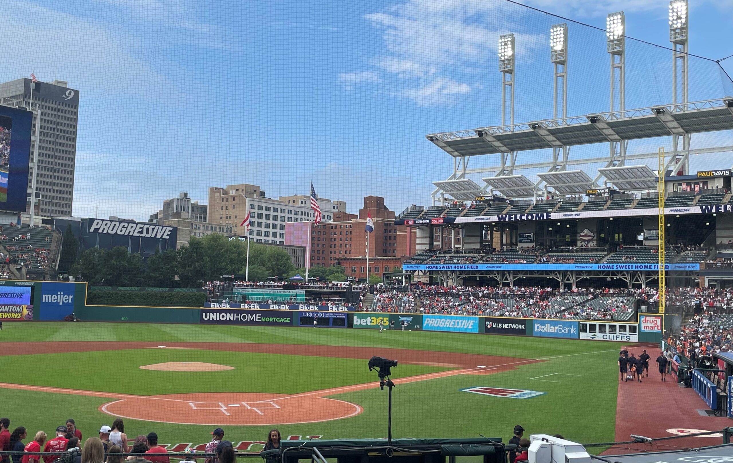 I got a chance to see a game at Progressive Field on Friday August 2 as the Guardians took on the Baltimore Orioles.