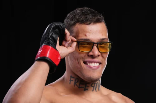 UFC middleweight Caio Borralho is the leading face of the 'Fighting Nerds' talented gym.