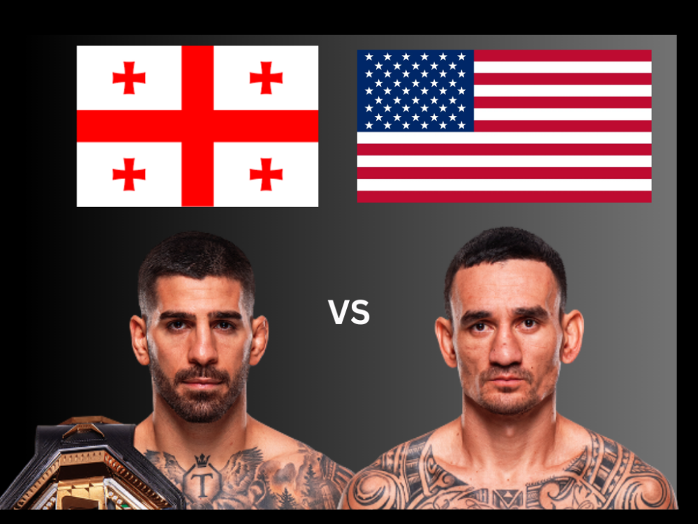 UFC featherweight champion Ilia Topuria takes on UFC BMF champion Max Holloway at UFC 308.