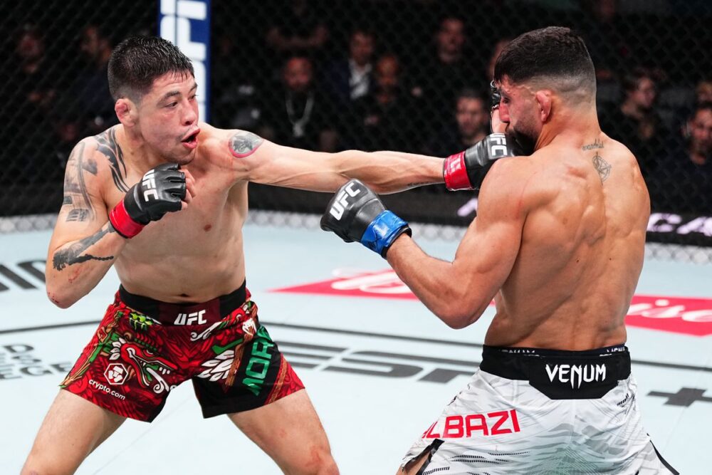 UFC flyweight Brandon Moreno defeated Amir Albazi via unanimous decision at UFC Edmonton.