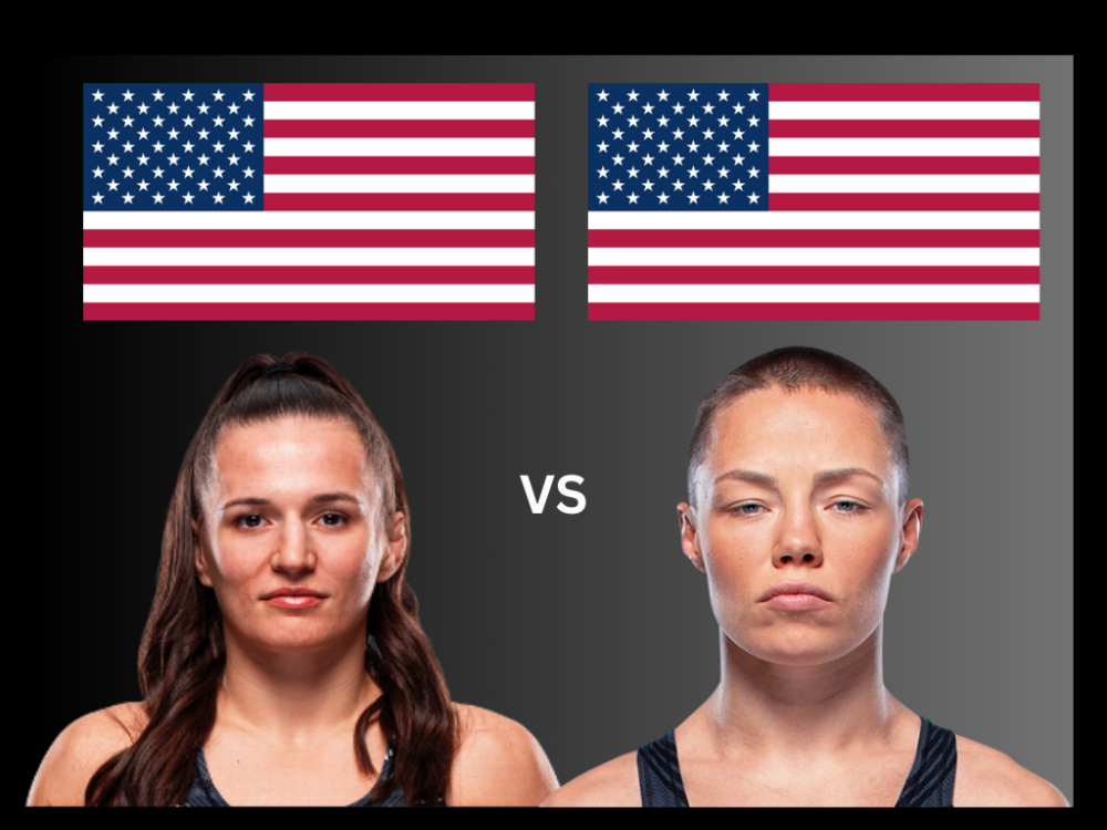 UFC women's flyweights Erin Blanchfield and Rose Namajunas meet at UFC Edmonton.