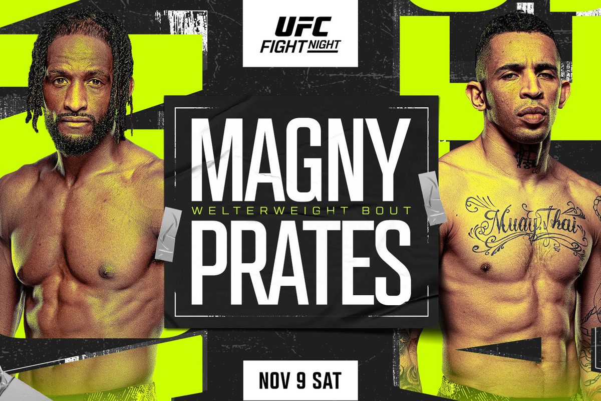 UFC welterweights Neil Magny and Carlos Prates headline UFC Vegas 100.