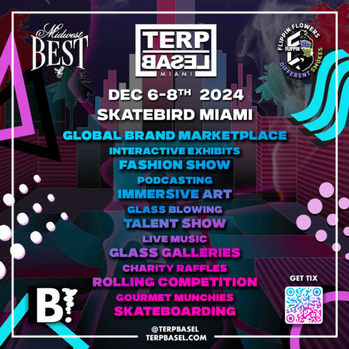 Terp Basel Brings Worldwide Cannabis Culture to SkateBird Miami December 6-8th