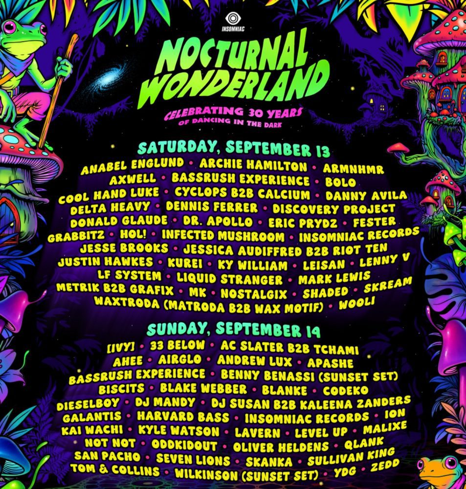 Nocturnal Wonderland 2025: 30 Years of Rave History in San Bernardino
