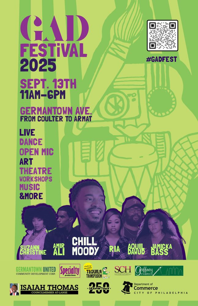 Germantown Arts District’s GAD Festival Returns Sept. 13 With Music, Vendors & Interactive Creative Zones