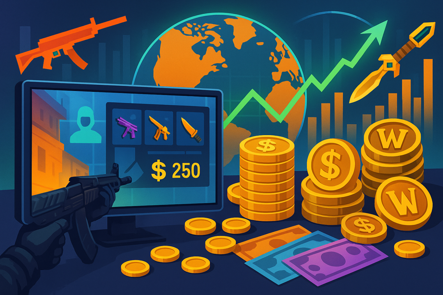 Game Economics: How In-Game Markets Reflect Real Financial Systems